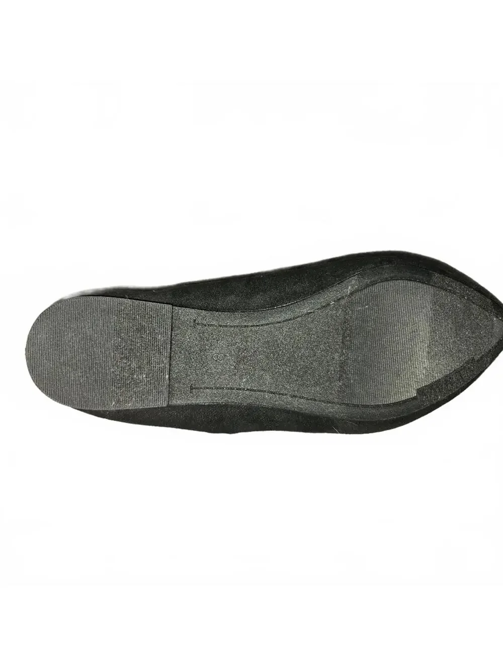 Old Navy Black Suede Pointed Toe Flats Size 8